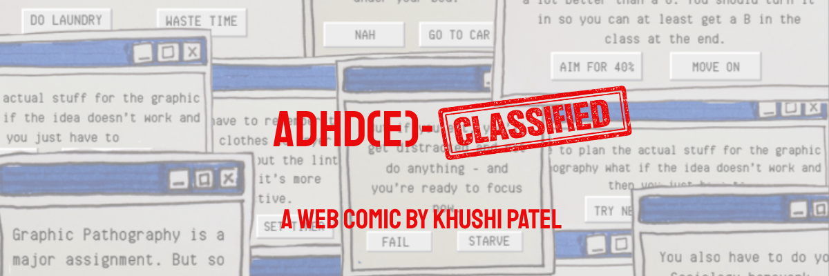 Banner for ADHD(e)-Classified by Khushi Patel